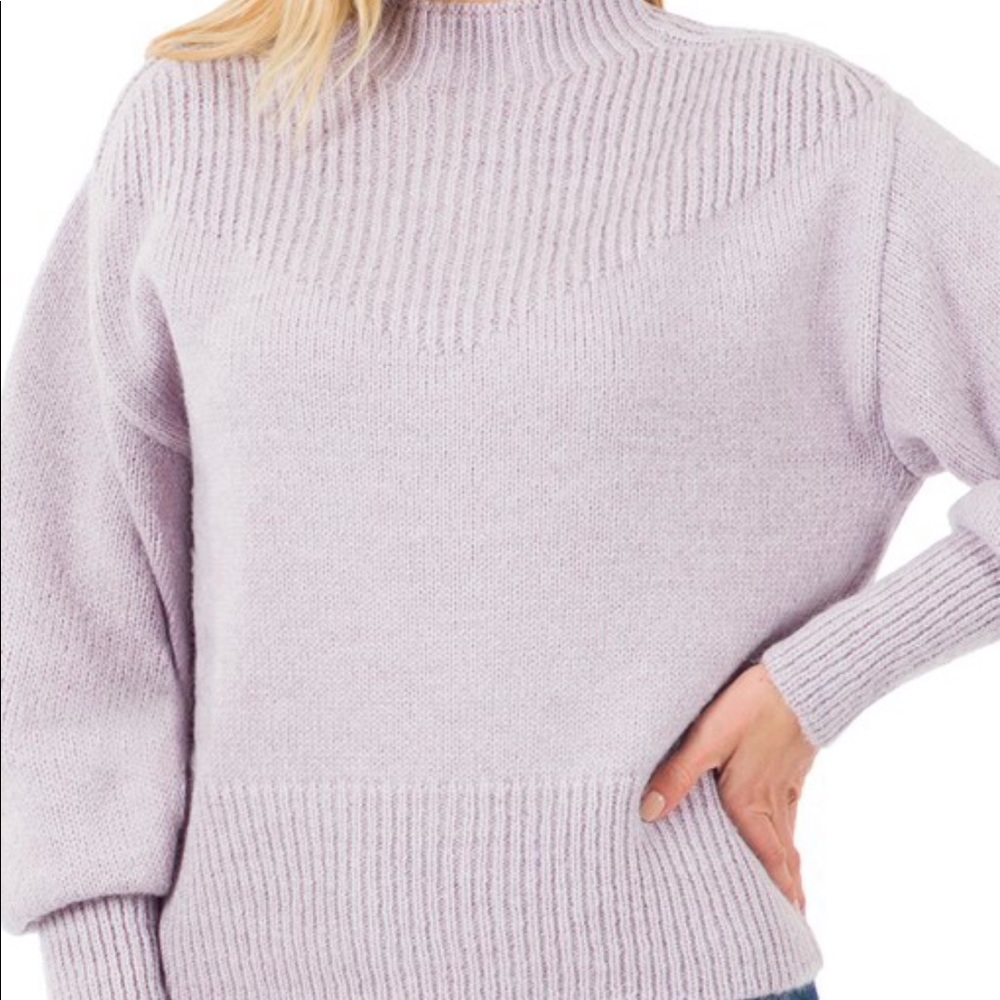XL- NEW Zenana Lilac Sweater